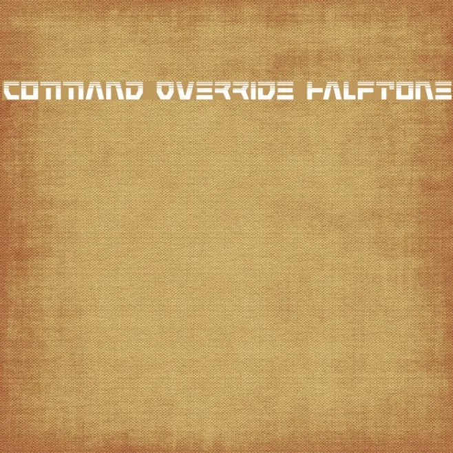 Command Override Halftone Example 2