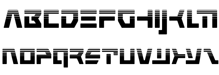 Command Override Halftone Font LOWERCASE