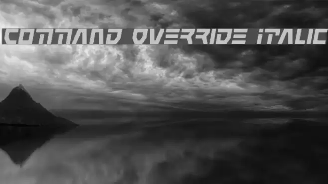 Command Override Italic Font examples