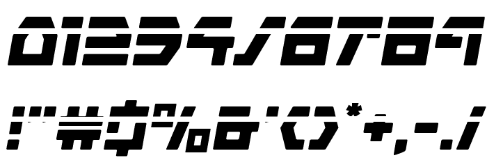 Command Override Laser Italic Font OTHER CHARS
