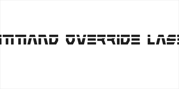 Command Override Laser Logo