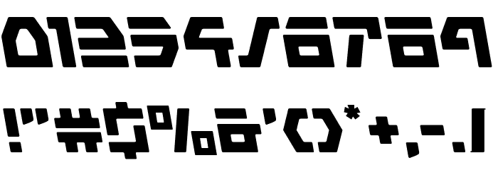 Command Override Leftalic Font OTHER CHARS