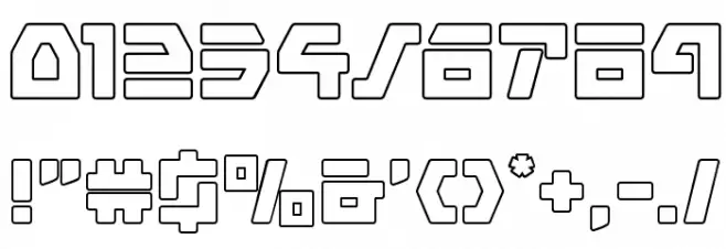 Command Override Outline Font OTHER CHARS
