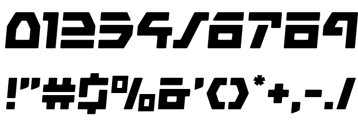 Command Override Semi-Italic Font OTHER CHARS