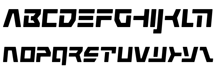 Command Override Semi-Italic Font LOWERCASE