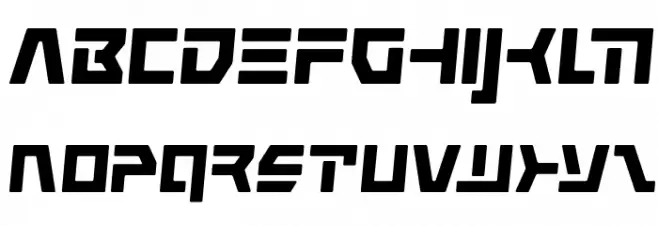 Command Override Semi-Italic फ़ॉन्ट लोअरकेस