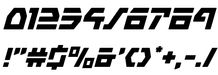 Command Override Super-Italic Font OTHER CHARS