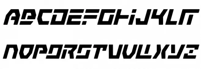 Command Override Super-Italic 字体 大写