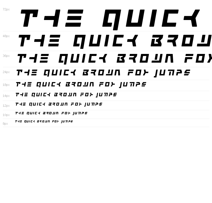 Command Override Title Italic Waterfall