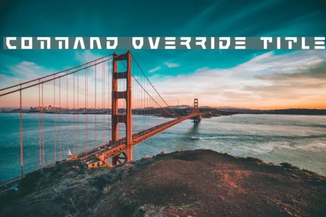 Command Override Title Example 1