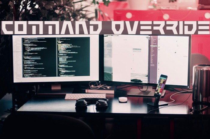 Command Override Font examples