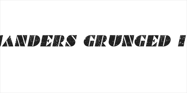 Commanders Grunged Italic Logo