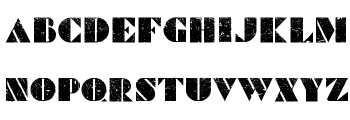 Commanders Grunged Regular Font LOWERCASE