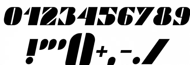 Commanders Italic Font OTHER CHARS