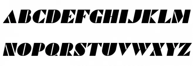 Commanders Italic Polices MAJUSCULES