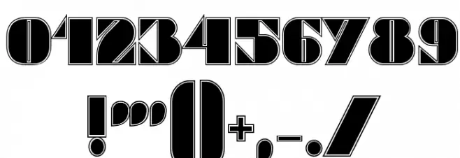 Commanders Outlined Regular Font OTHER CHARS