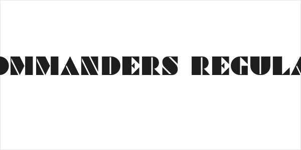 Commanders Regular Logo