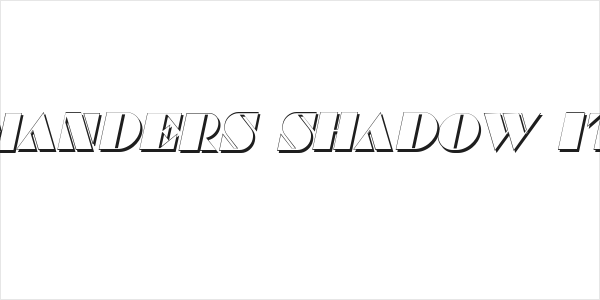 Commanders Shadow Italic Logo