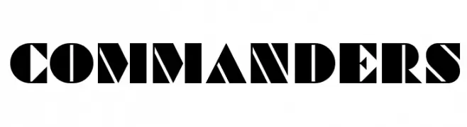 Commanders  Free Fonts Download