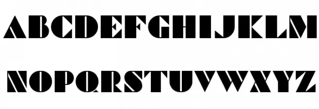 Commanders Schriftart Groß