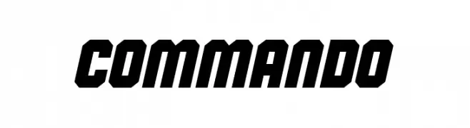 Commando  les polices de caractères gratuit tlcharger