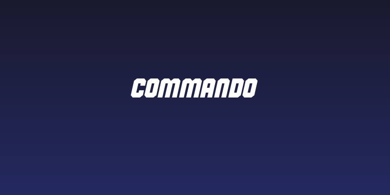 Commando Social Header
