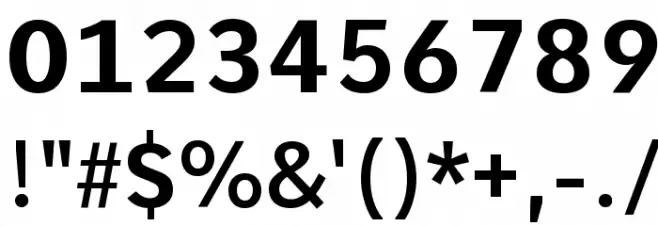 Comme Bold Font OTHER CHARS