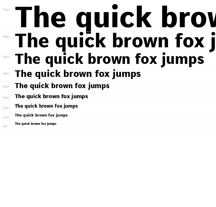 Comme ExtraBold Waterfall