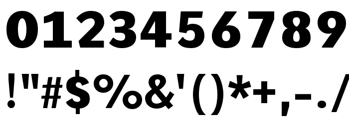Comme Heavy Font OTHER CHARS