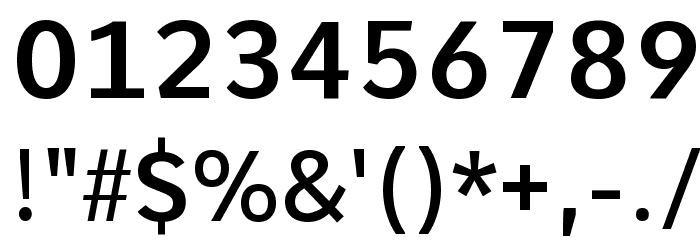 Comme SemiBold Font OTHER CHARS