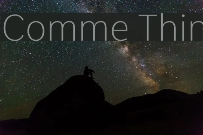 Comme Thin Example 3
