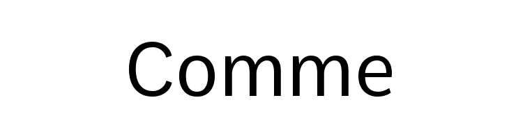 Comme Fonte