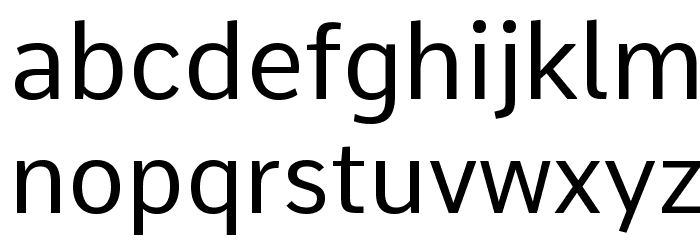 Comme Font LOWERCASE
