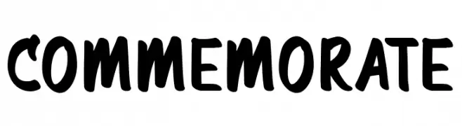 Commemorate  Fuentes Gratis Descargar
