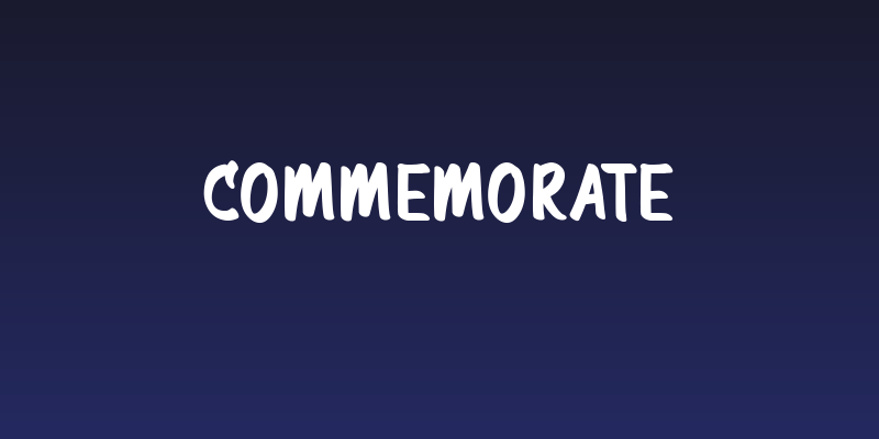 Commemorate Social Header