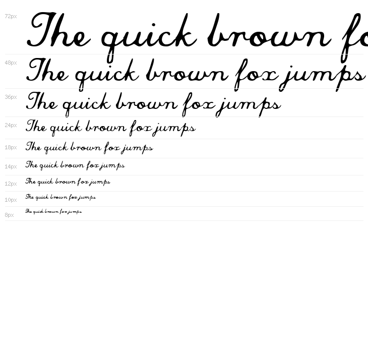 Commercial Script Waterfall