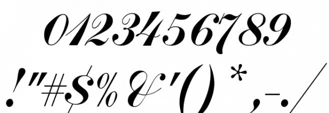 CommercialScript Regular Fuentes OTROS CHARS