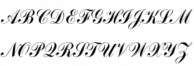 CommercialScript Regular Polices MAJUSCULES