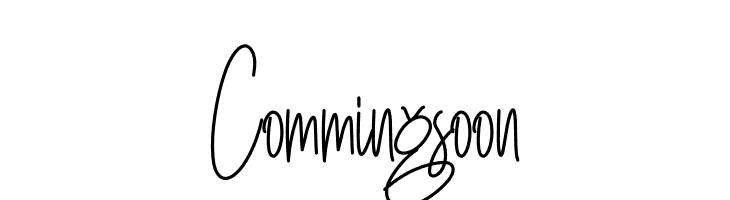 Commingsoon Caratteri