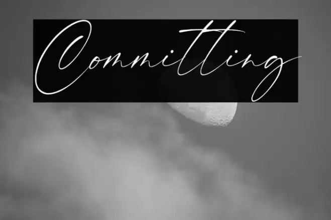 Committing Font examples