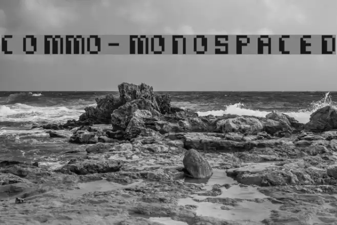 Commo-Monospaced Fuentes examples