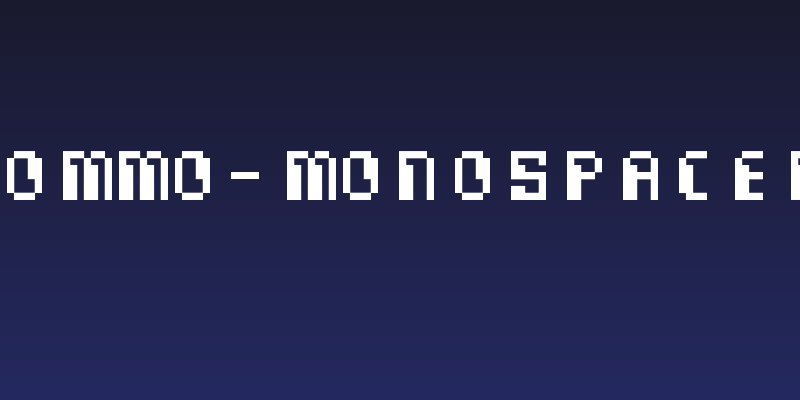 Commo-Monospaced Social Header