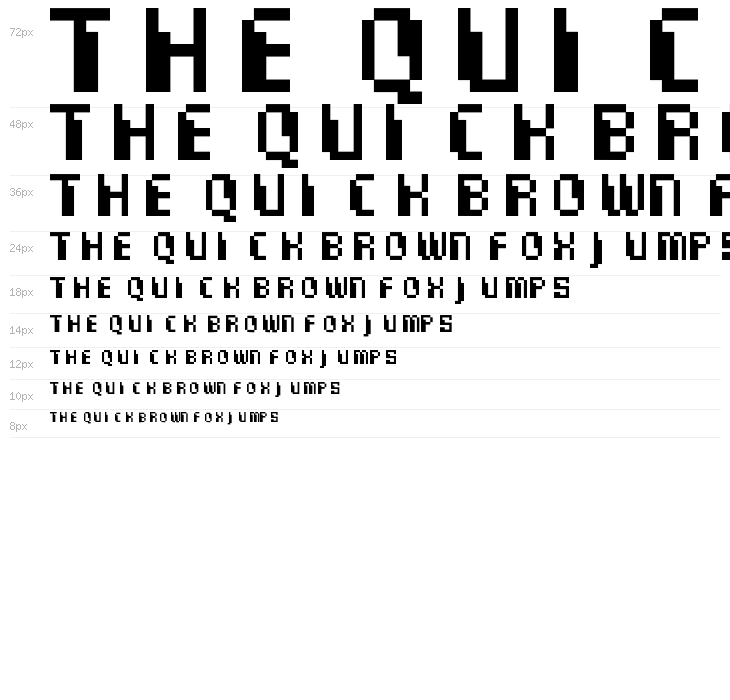 Commo-Monospaced Waterfall