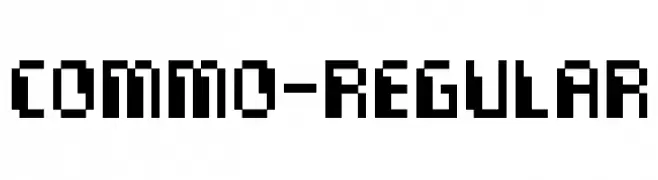 Commo-Regular  免费字体下载