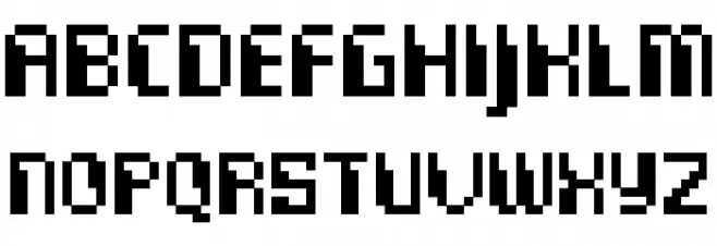 Commo-Regular フォント 大文字