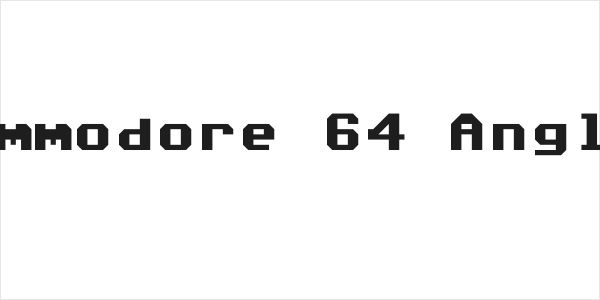 Commodore 64 Angled Logo