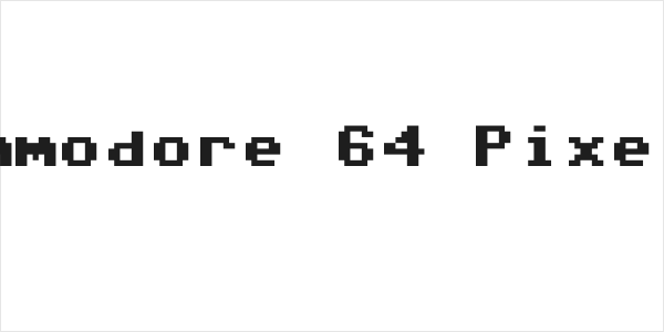 Commodore 64 Pixeled Logo