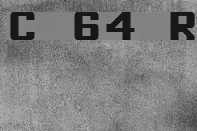 Commodore 64 Rounded Font examples