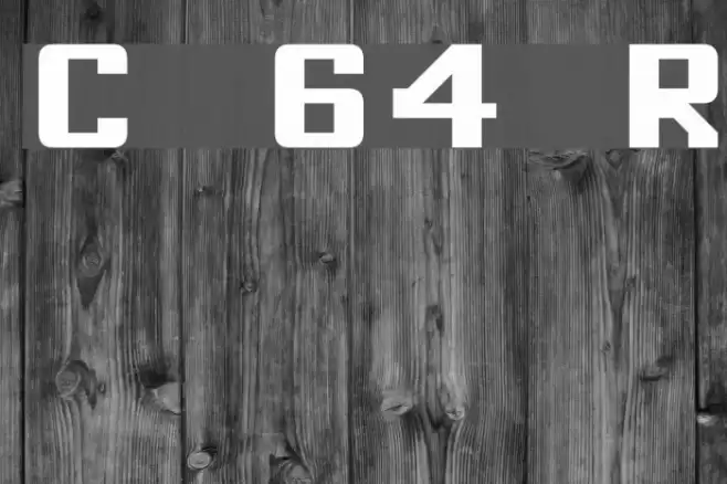 Commodore 64 Rounded Font examples