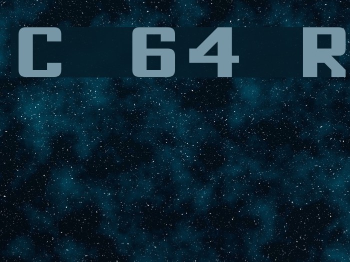 Commodore 64 Rounded Font examples